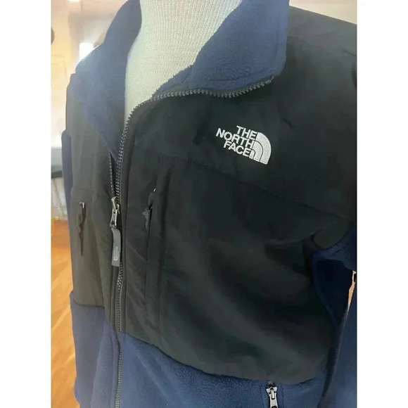 THE NORTH FACE blue and black zip up mens fleece jacket size XL - Picture 3 of 7